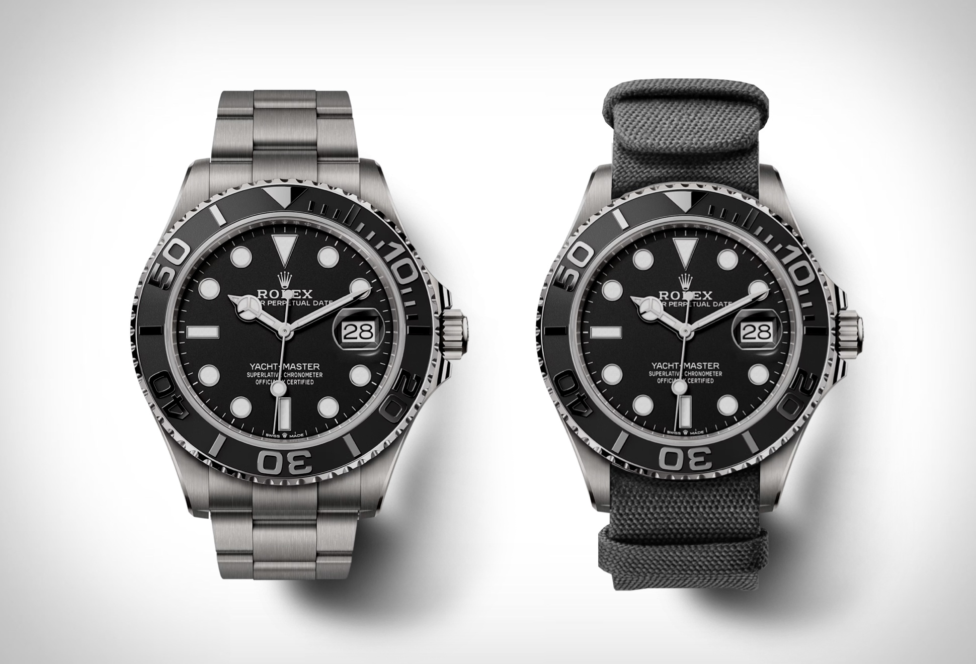 Yacht master titanium shop