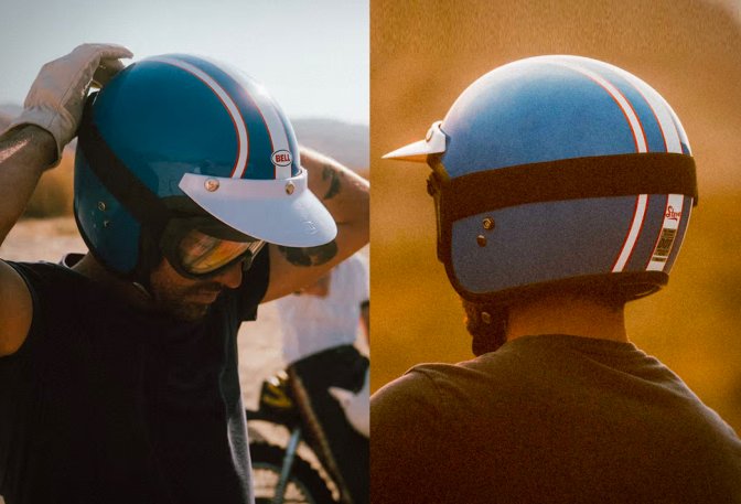 Bell x Steve McQueen Custom 500 Helmet - Image