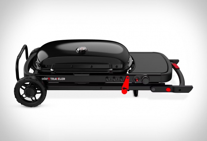 Weber Traveler Portable Gas Grill - Image