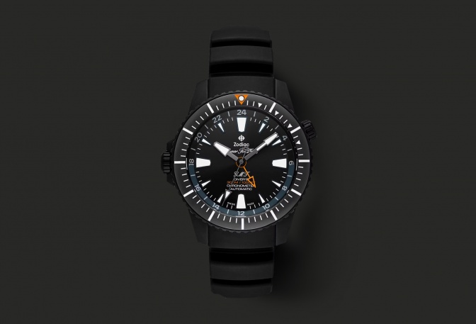 Zodiac Super Sea Wolf GMT Pro Diver Watch - Image