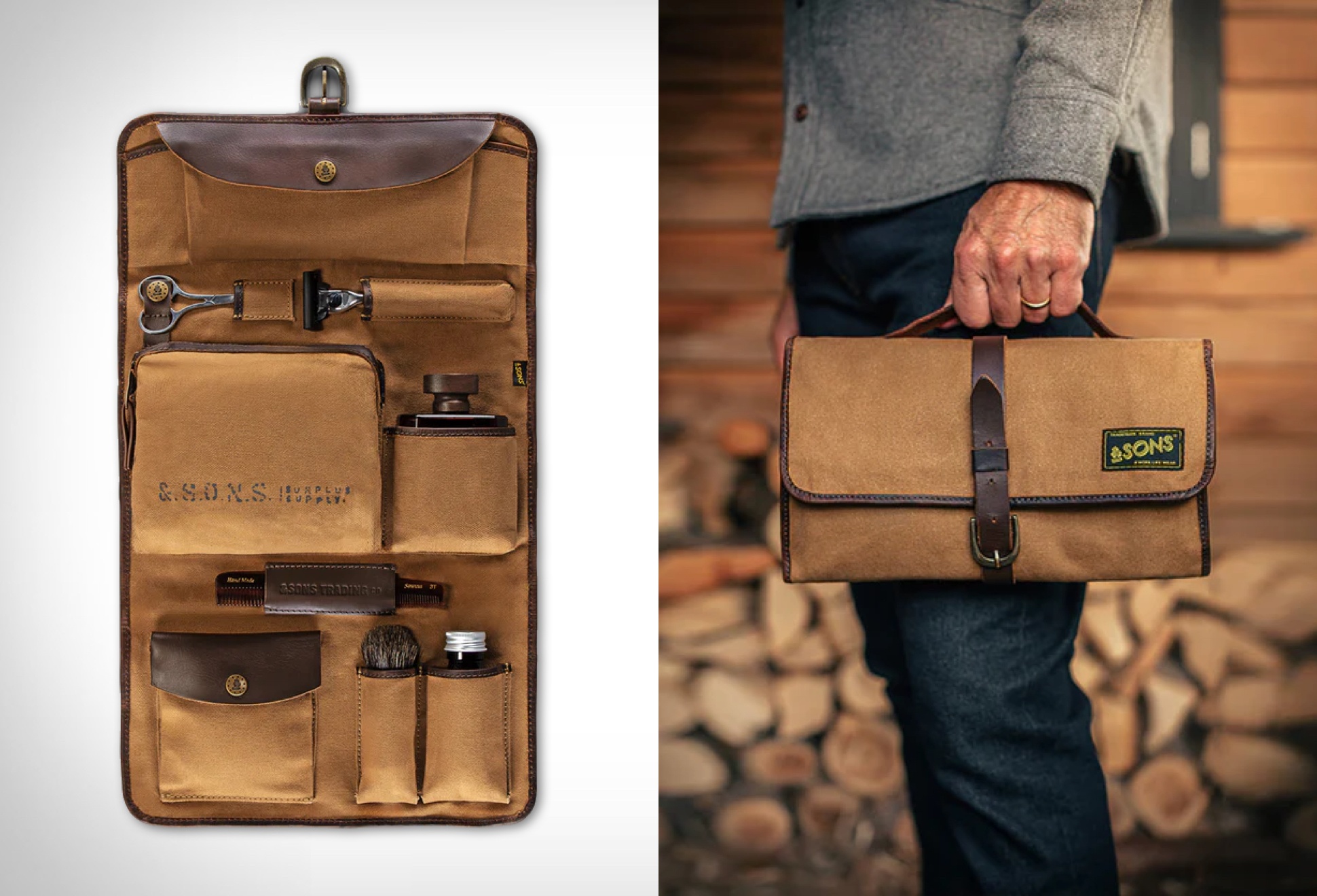 &SONS Essentials Toilet Bag | Image
