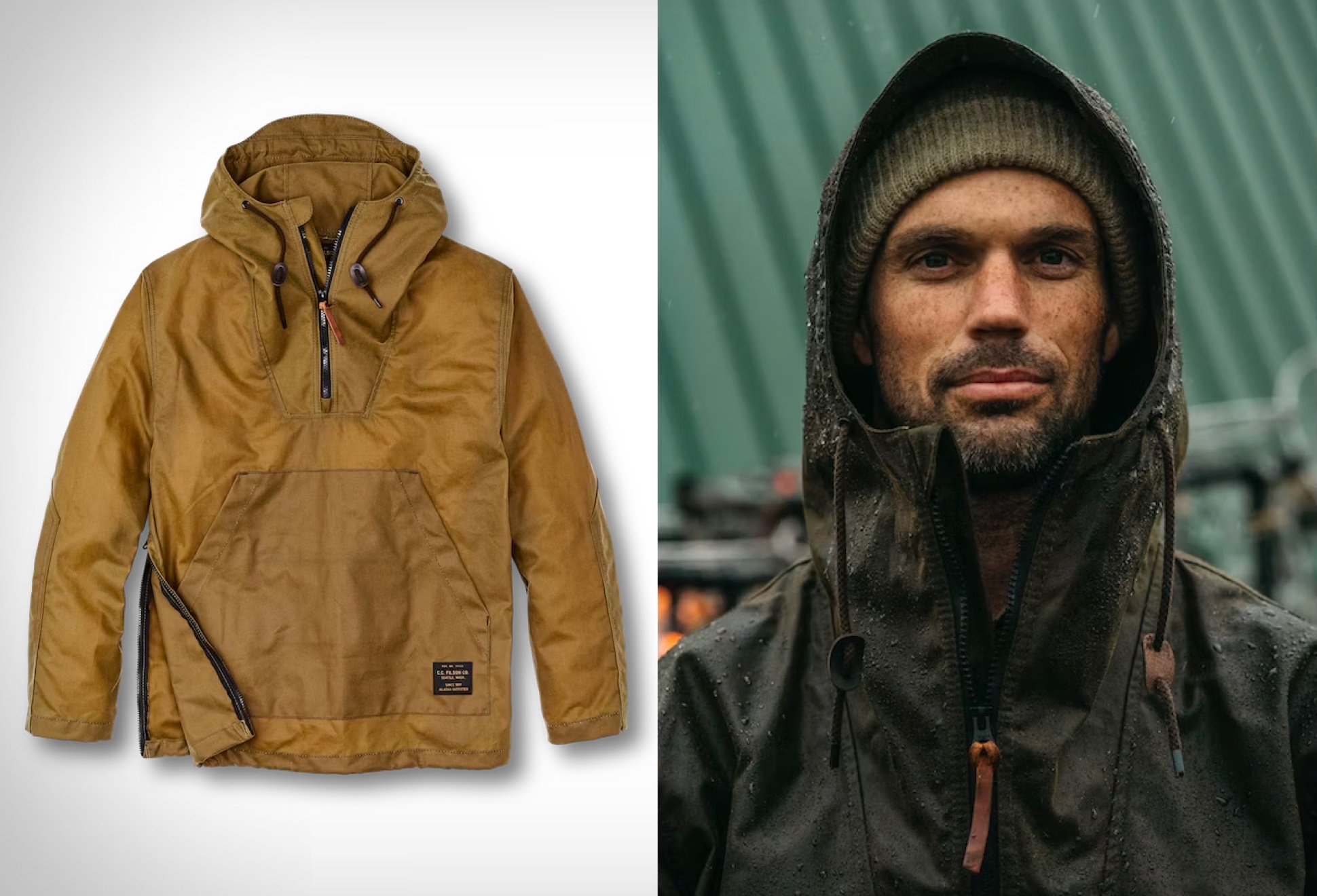 Filson Shelter Cloth Waxed Anorak