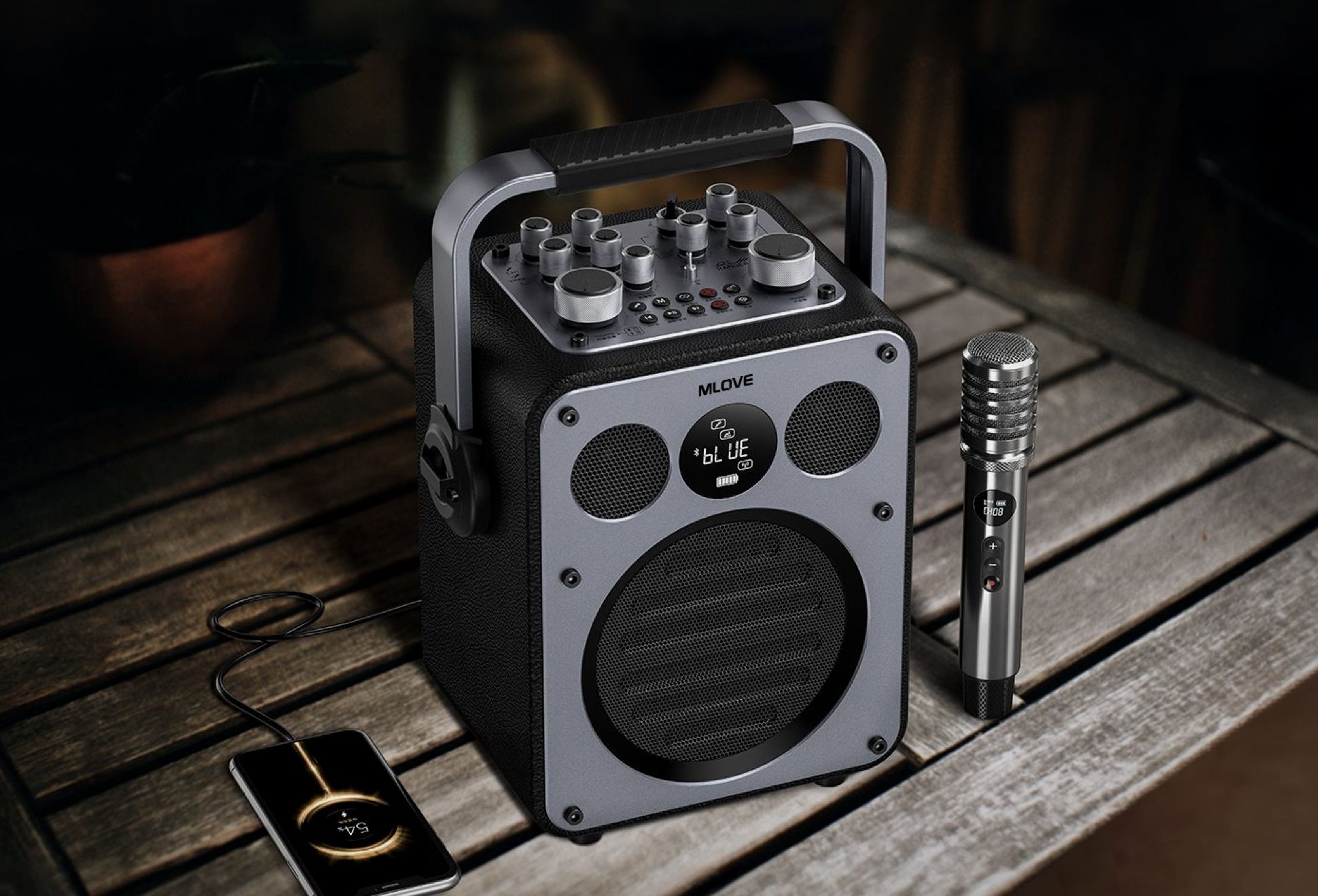 MLOVE Portable Karaoke Machine | Image