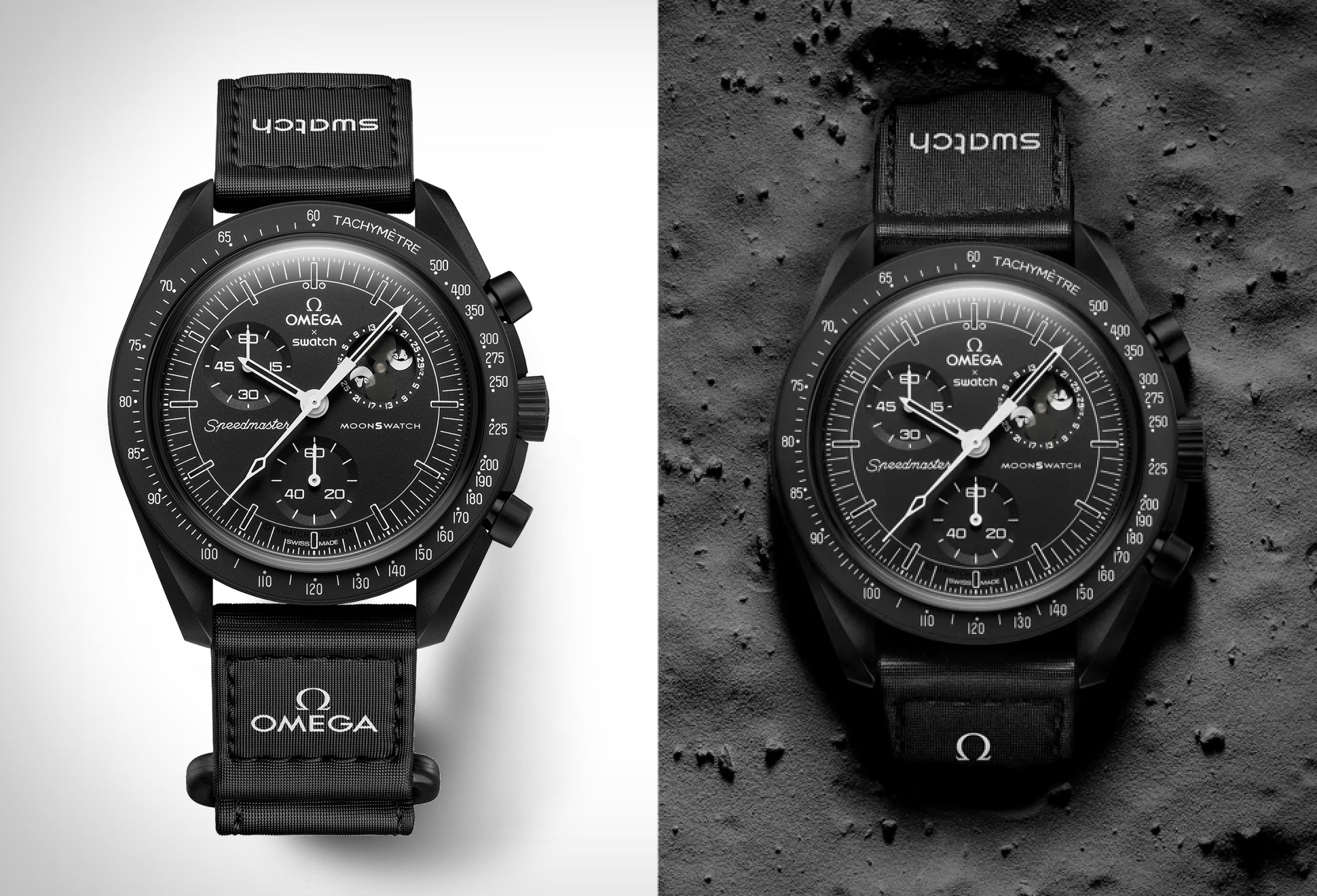 Omega all black on sale