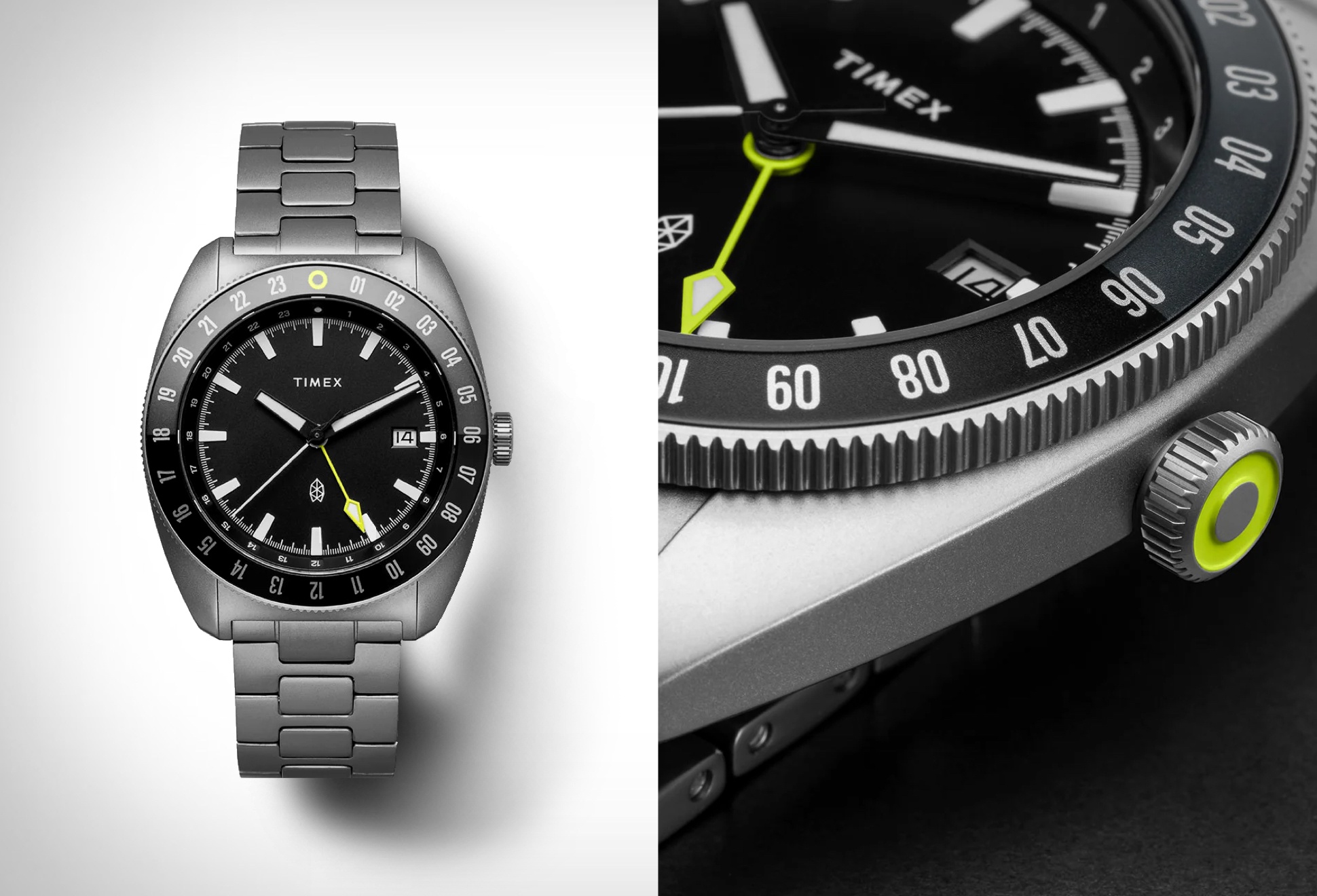 The James Brand x Timex Automatic GMT Watch | Image