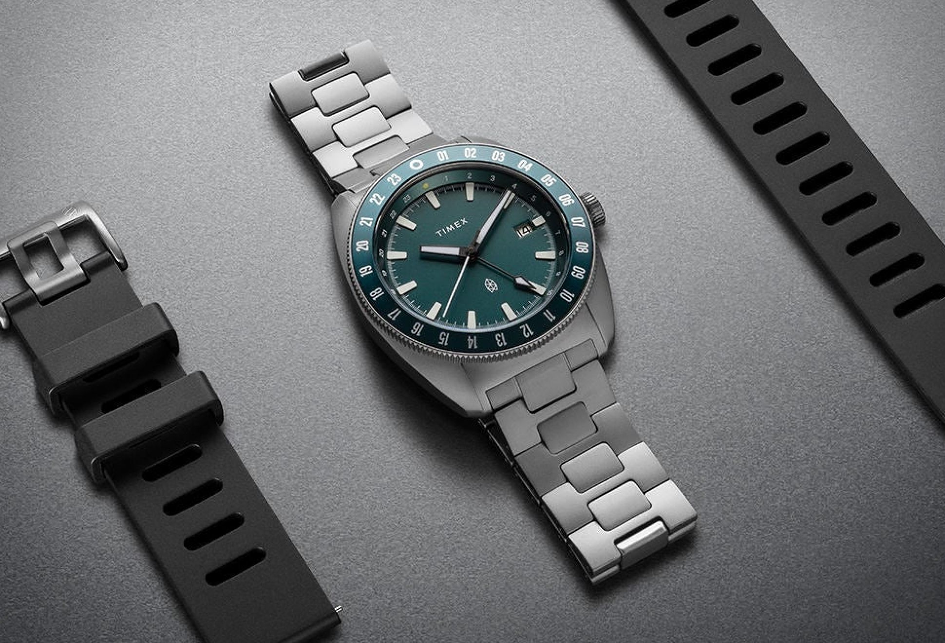The James Brand x Timex Automatic GMT Watch | Image