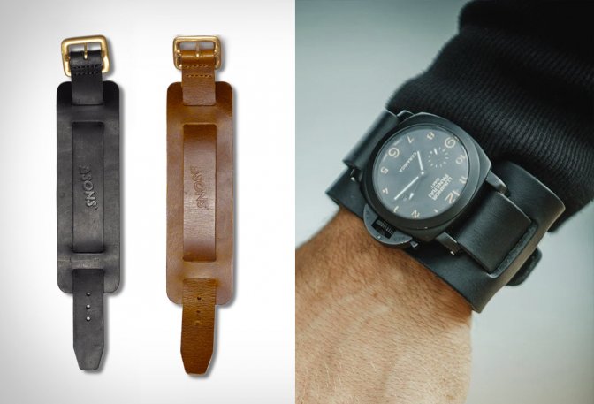 &Sons Leather Watch Cuff - Image