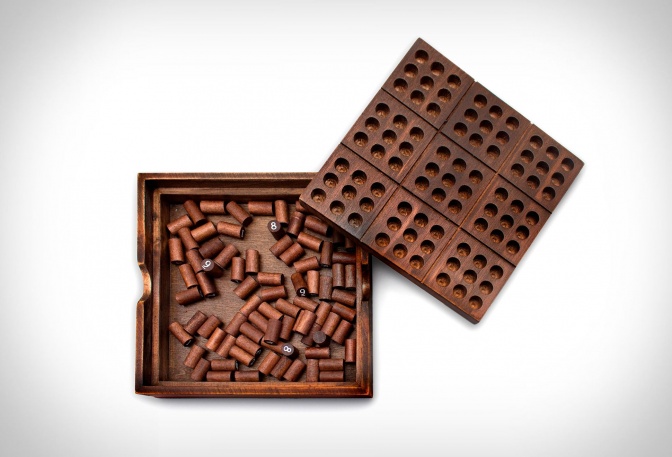 IRON & GLORY WOODEN SUDOKU - Image