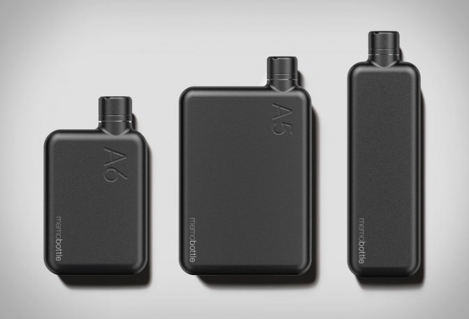 MEMOBOTTLE STAINLESS STEEL WATER BOTTLE - Image