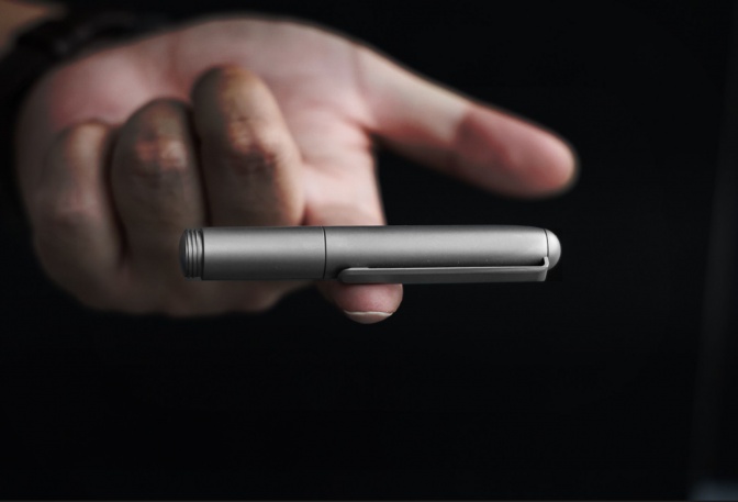 RocketInk Titanium Pocket Pen - Image