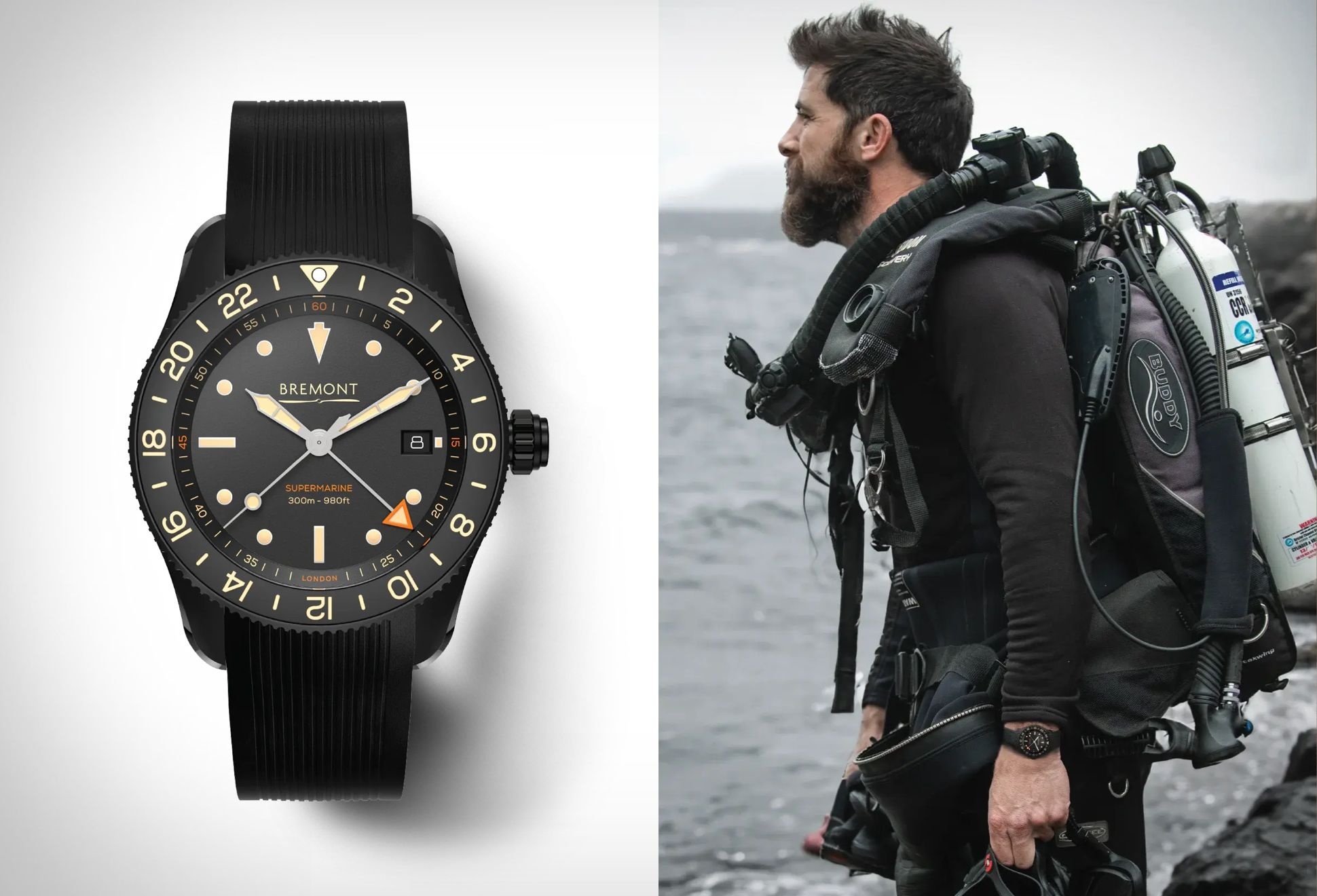 Bremont Supermarine S302 JET Watch - Image