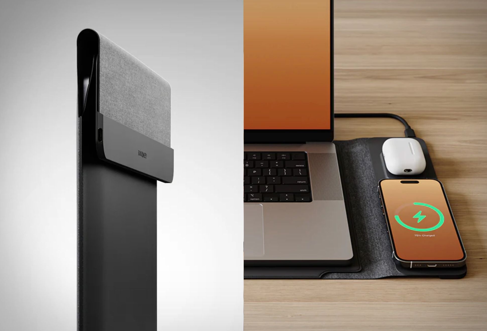 Nexa Wireless Charging Laptop Sleeve - Image