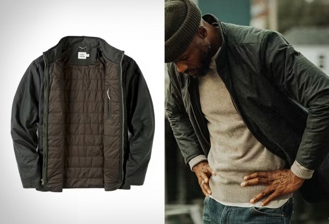 Flint and Tinder York Quilted Waxed Jacket - Image