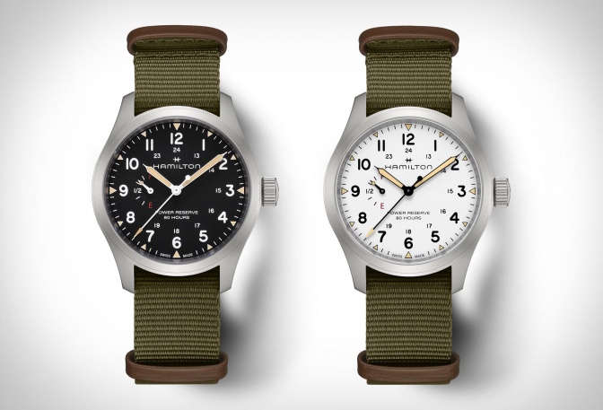 HAMILTON KHAKI FIELD MECHANICAL POWER RESERVE - Image