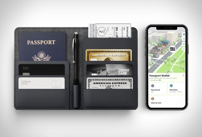 Journey Trackable Passport Wallet - Image