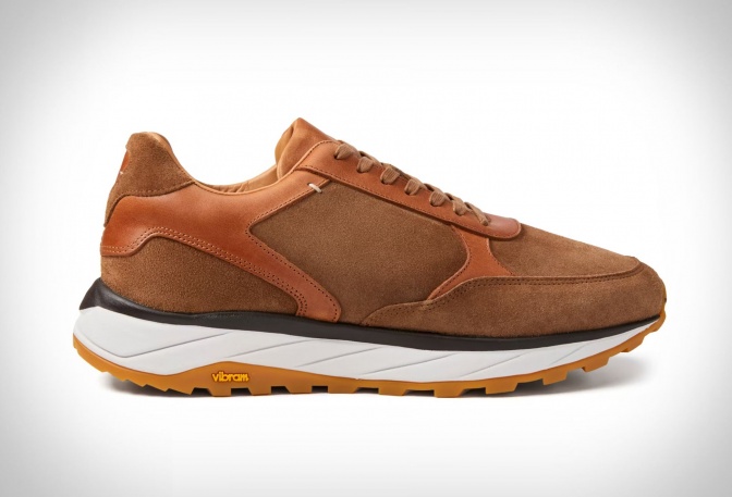 Luca Leather And Suede Runner - Image