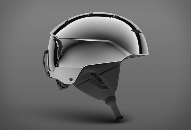 RUROC CHROME SNOW HELMET - Image