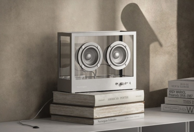 SMALL TRANSPARENT SPEAKER METAL - Image