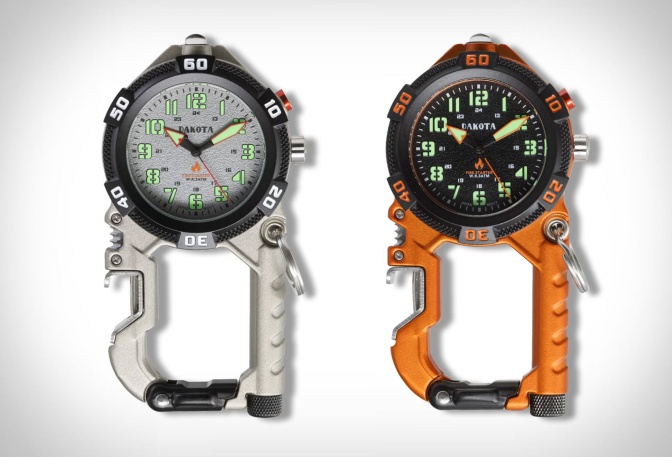 Dakota Flint Clip-On Survival Watch - Image