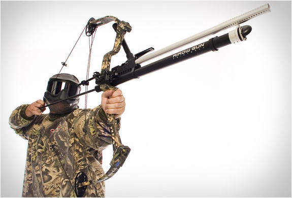 BOW-MOUNT PAINTBALL AIROW GUN | Image