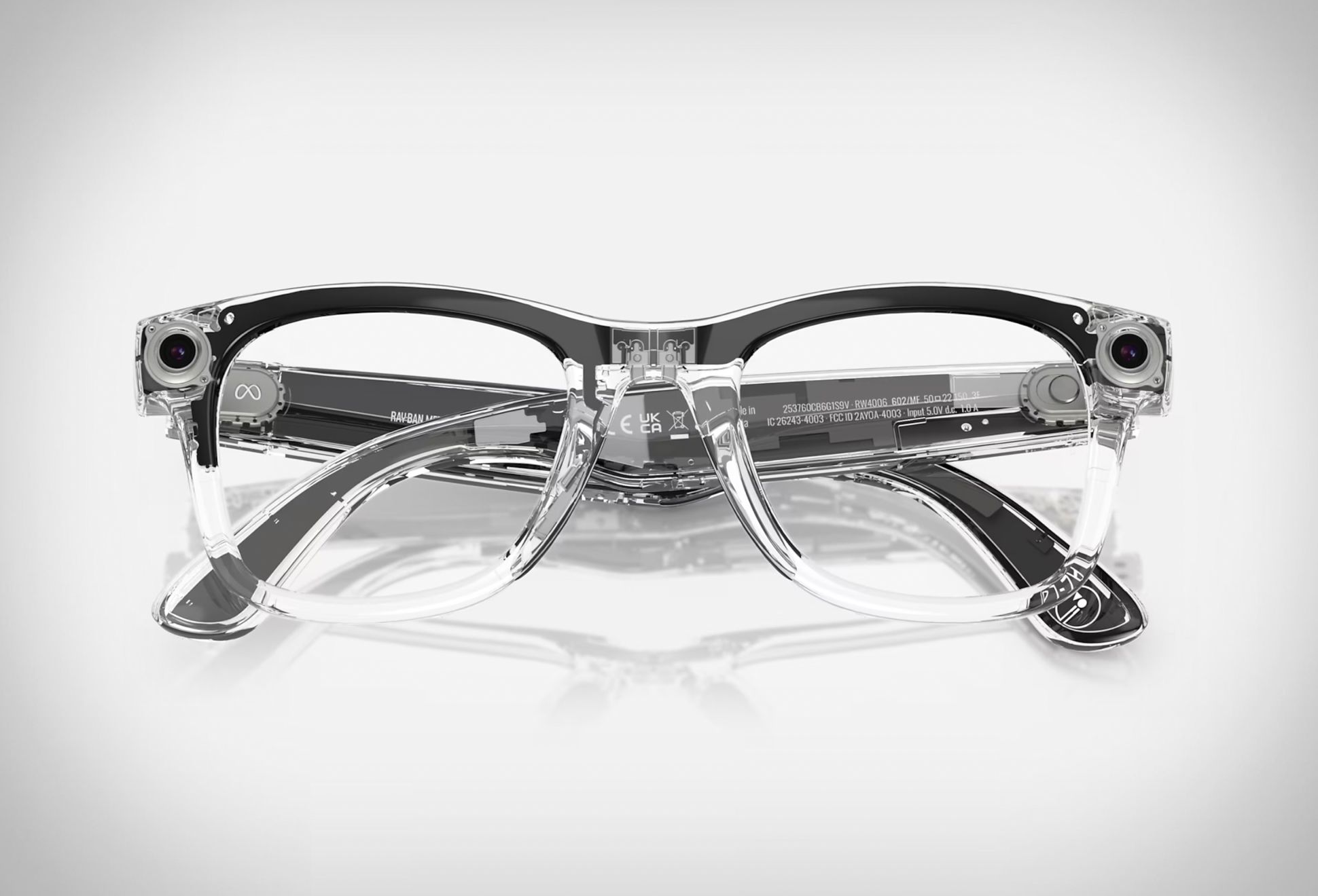 Ray ban wayfarer transparent frame cheap