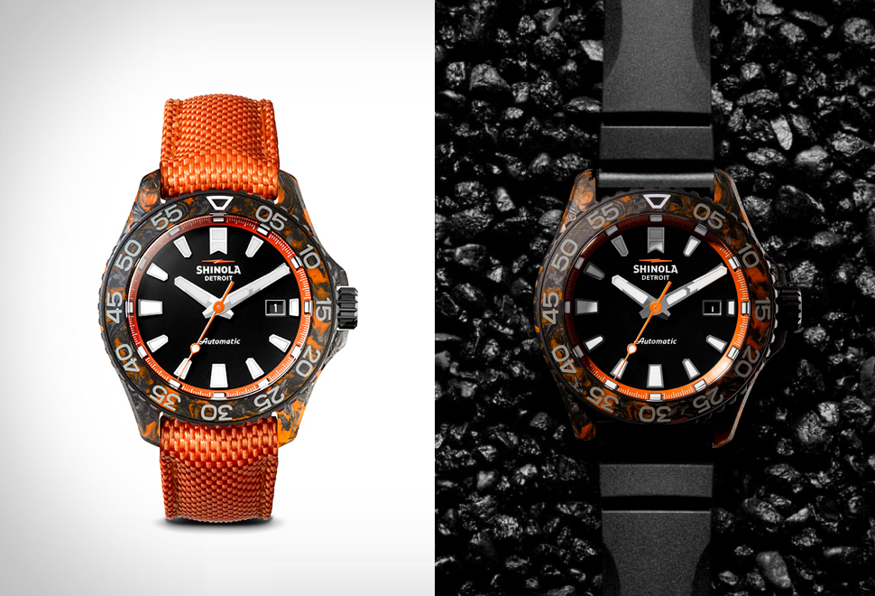 Shinola Monster Carbon Dive Watch