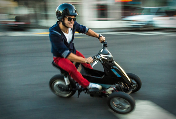 Sway Leaning Electric Three Wheeler