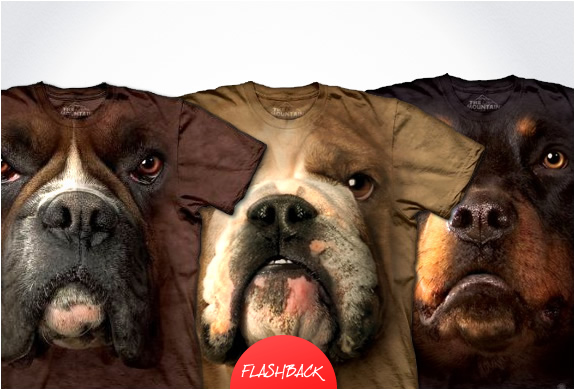 Print dogs face on shirt hotsell