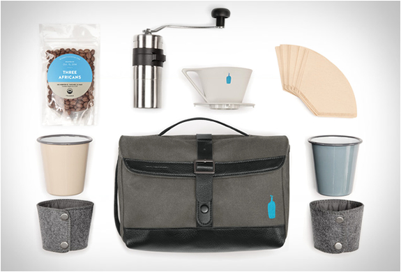 Timbuk2 X Blue Bottle Travel Coffee Kit