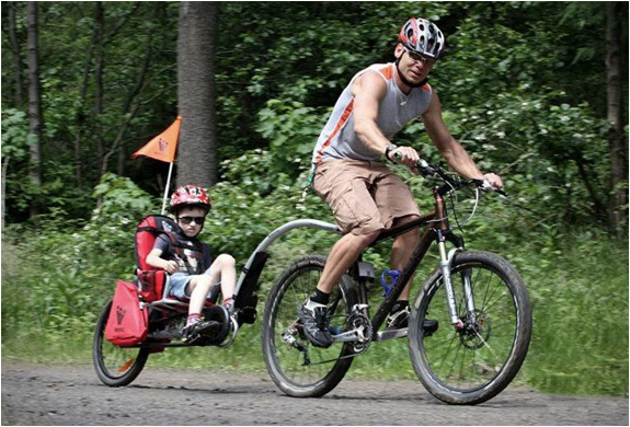 Weehoo 2 bike trailer best sale