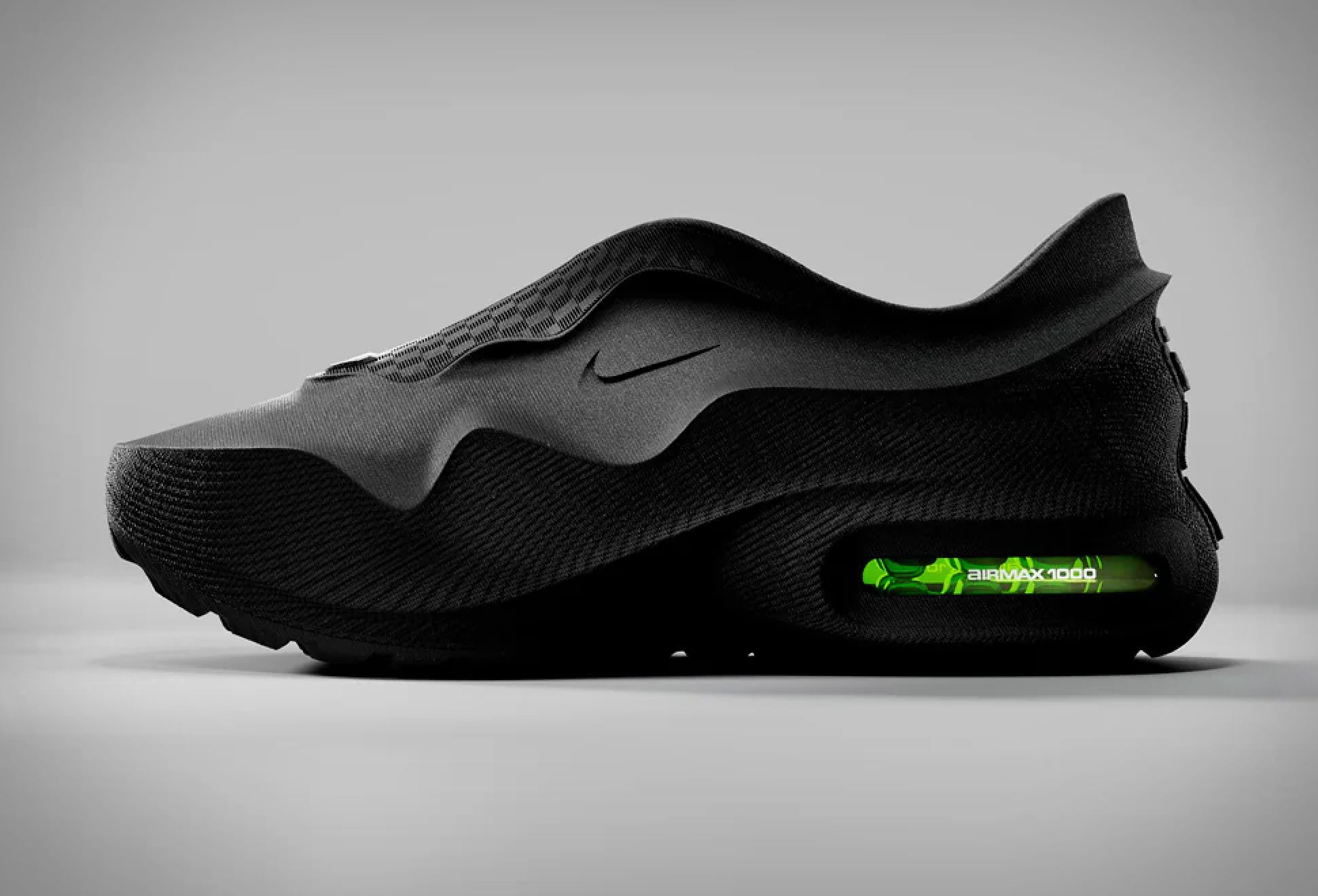 Zellerfeld x Nike Air Max 1000 Black Volt | Image